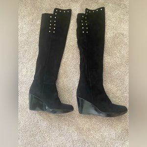 Stewart Weitzman wedge over the knee boots